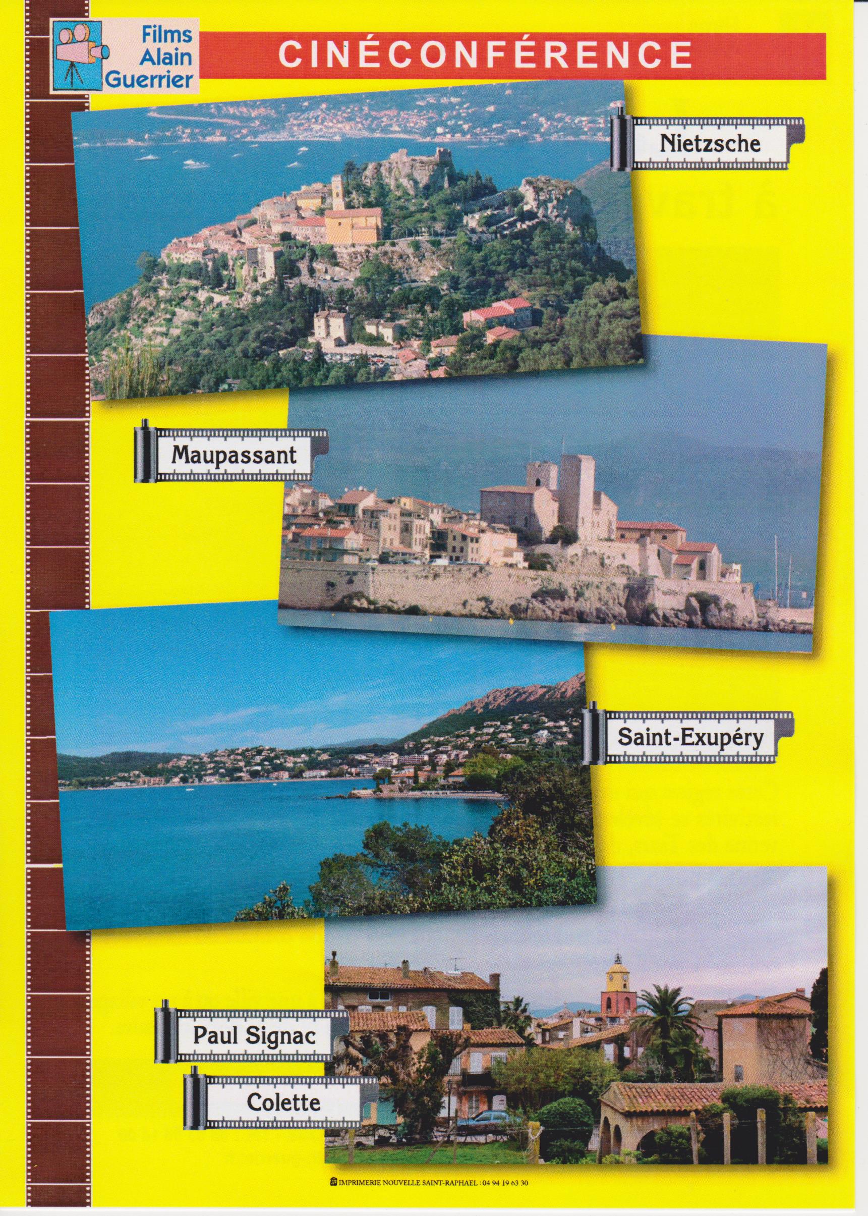 Affichette La Cte dAzur verso
