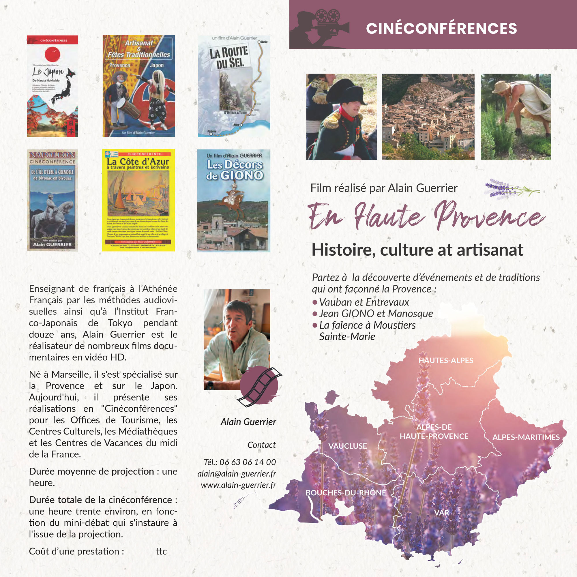 depliant alain guerrier provence print light Page 1
