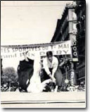 Démonstration à Marseille sur La Canebière en 1962. Démonstration à Marseille sur La Canebière en 1962.